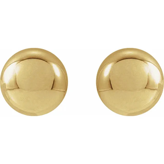 Ørering 14k guld, kugle