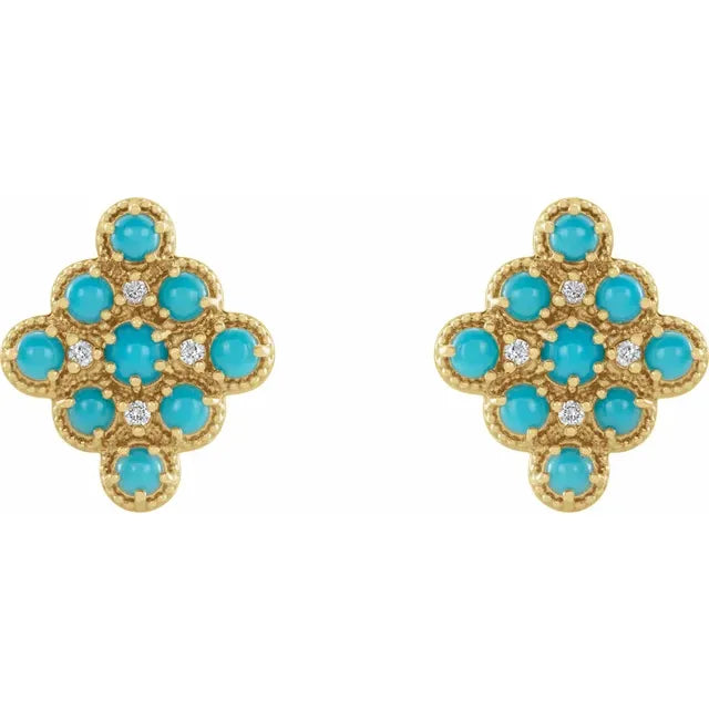 Smykke i 14 kt. gult guld med naturlig etiopisk opal