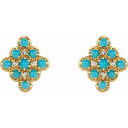 Smykke i 14 kt. gult guld med naturlig etiopisk opal