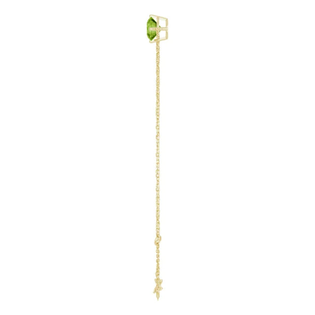 14kt guldarmbånd med naturlig peridot