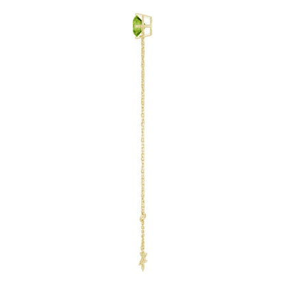 14kt guldarmbånd med naturlig peridot