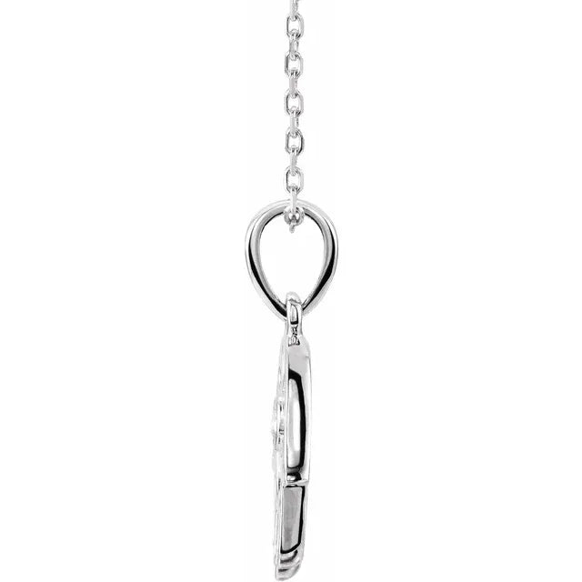 Halskæde med Hamsa og 0,03 CTW Diamant